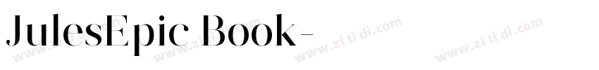 JulesEpic Book字体转换